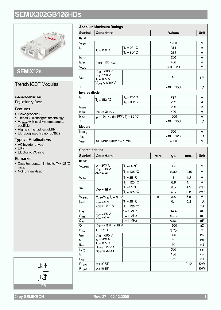 SEMIX302GB126HDS08_4560400.PDF Datasheet