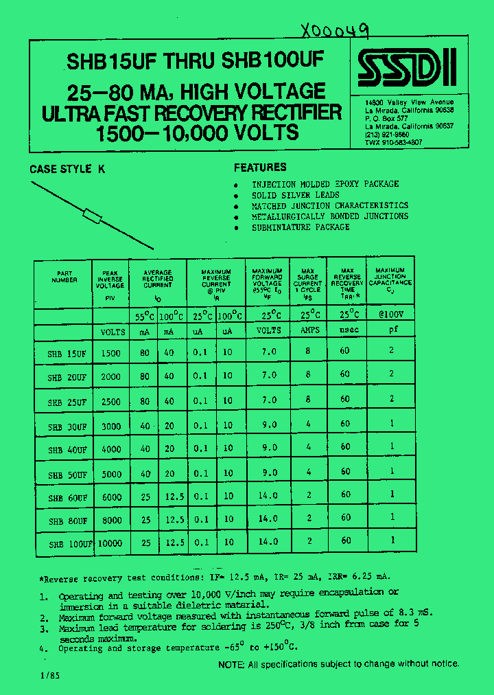 SHB40UF_4213646.PDF Datasheet