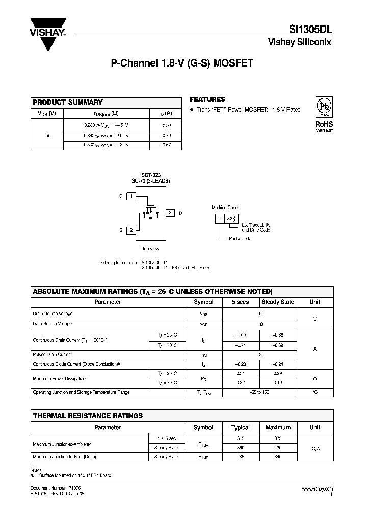 SI1305DL05_4240323.PDF Datasheet