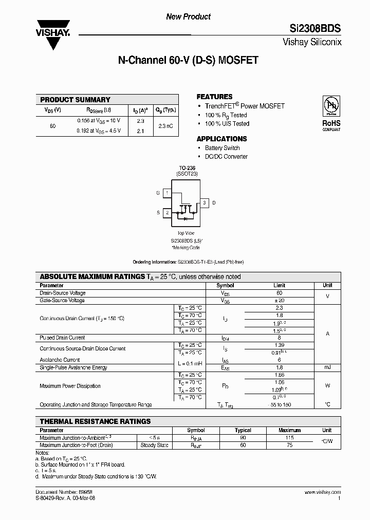 SI2308BDS_4795334.PDF Datasheet