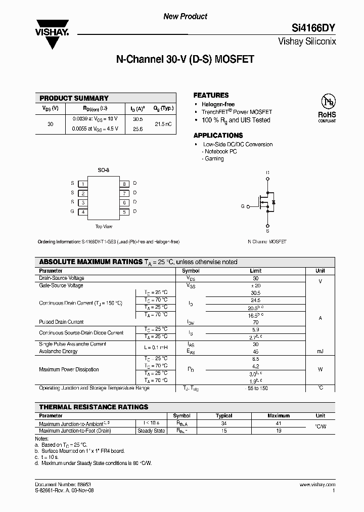 SI4166DY_4575807.PDF Datasheet