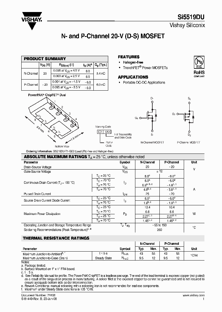 SI5519DU-T1-GE3_4644790.PDF Datasheet