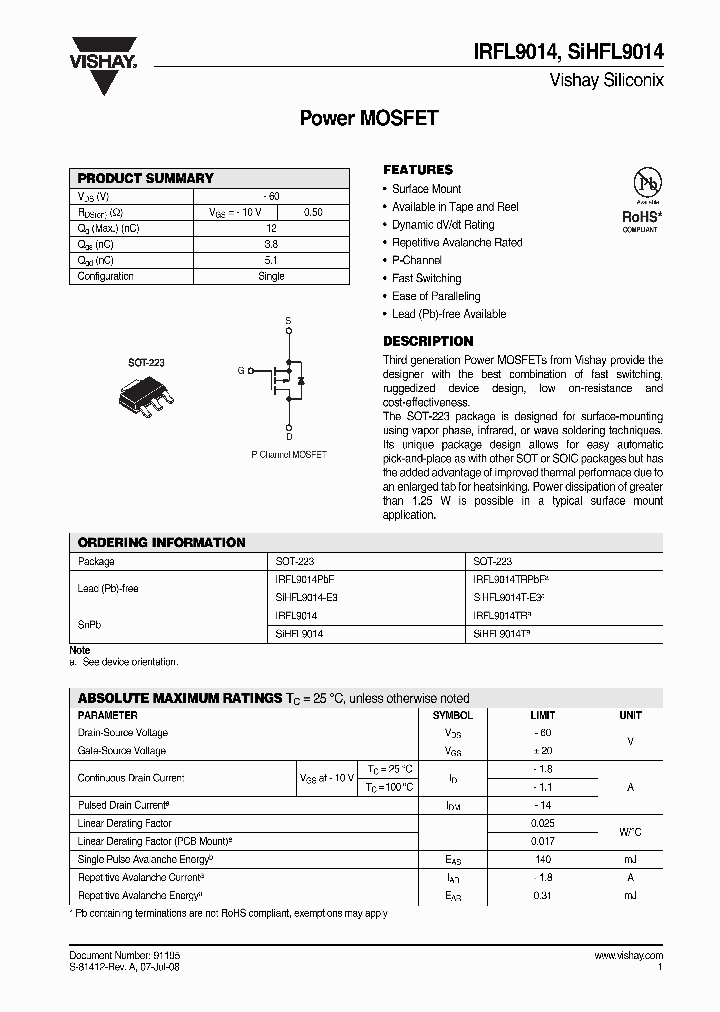 SIHFL9014_4537266.PDF Datasheet