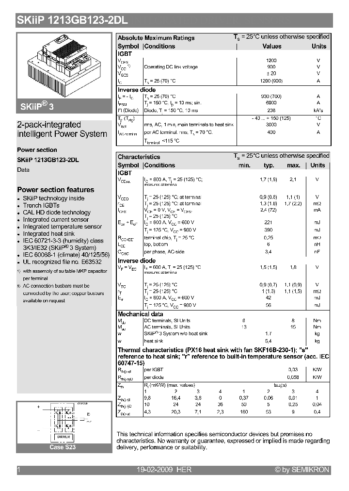 SKIIP1213GB123-2DL09_4886190.PDF Datasheet