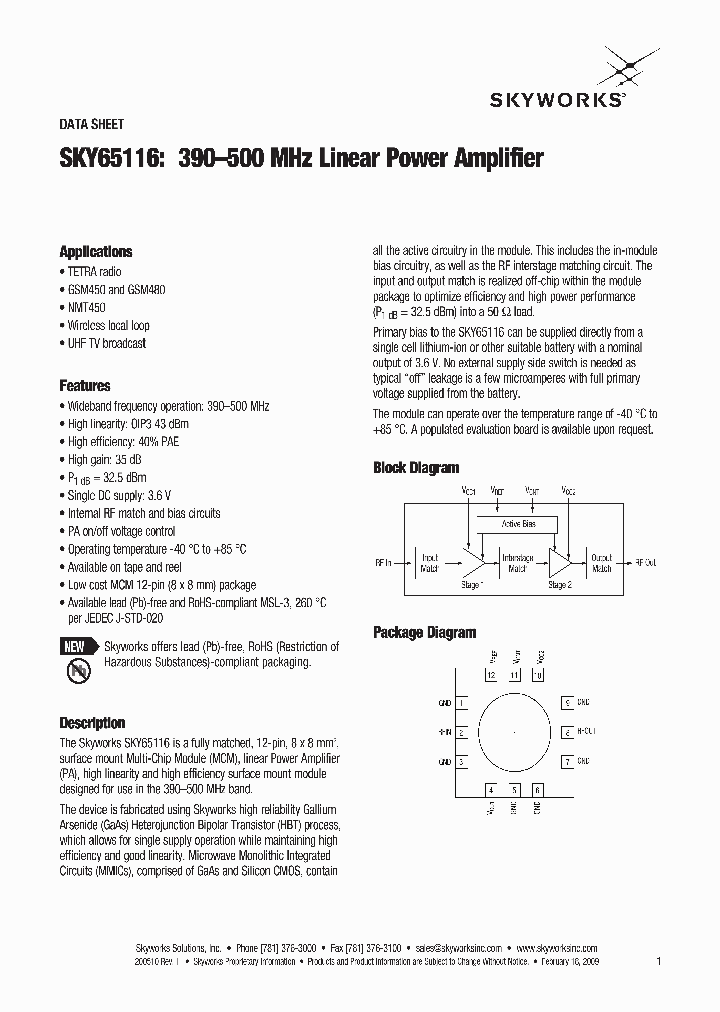 SKY65116_4466015.PDF Datasheet