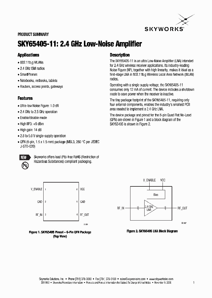 SKY65405-11_4626760.PDF Datasheet