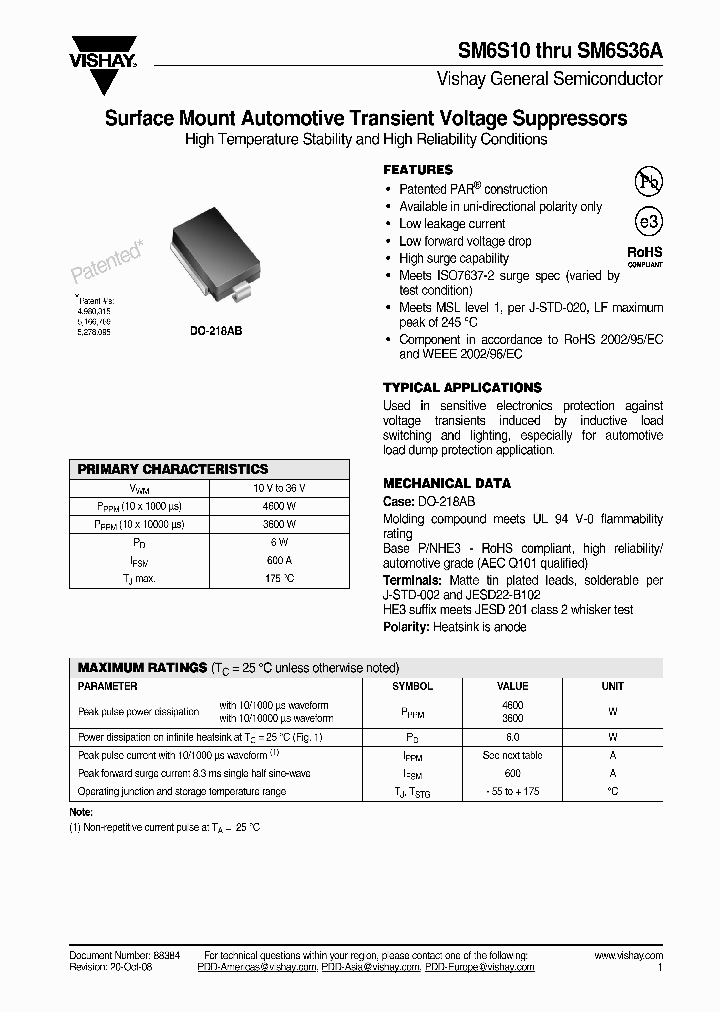 SM6S10AHE32D_4322866.PDF Datasheet