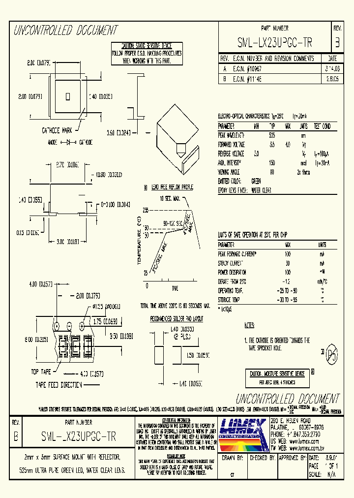 SML-LX23UPGC-TR_4410693.PDF Datasheet
