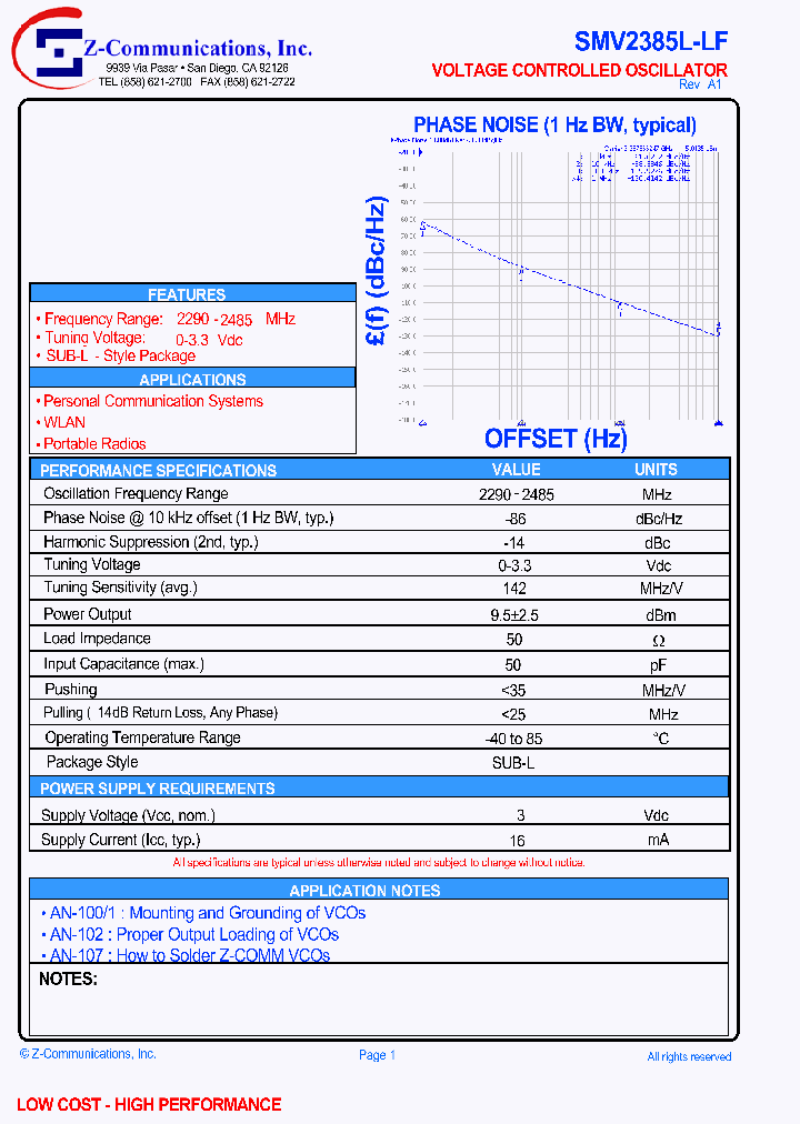 SMV2385L-LF_4654382.PDF Datasheet