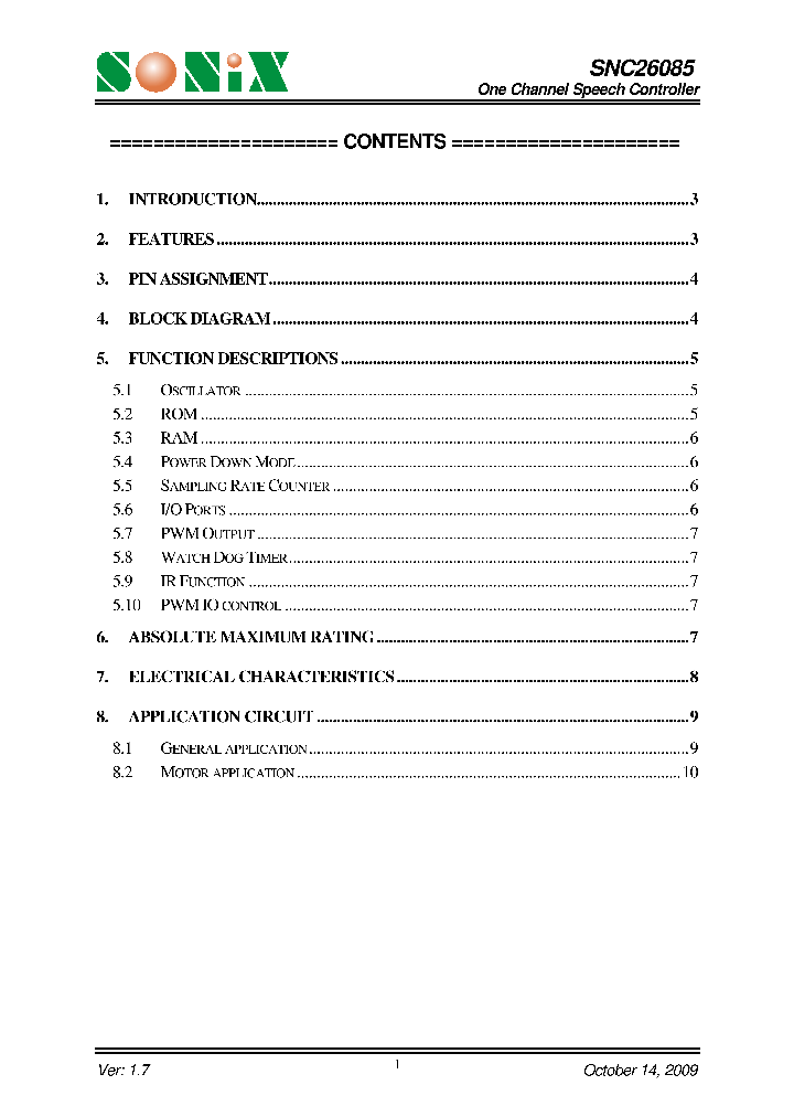 SNC26085_4598381.PDF Datasheet