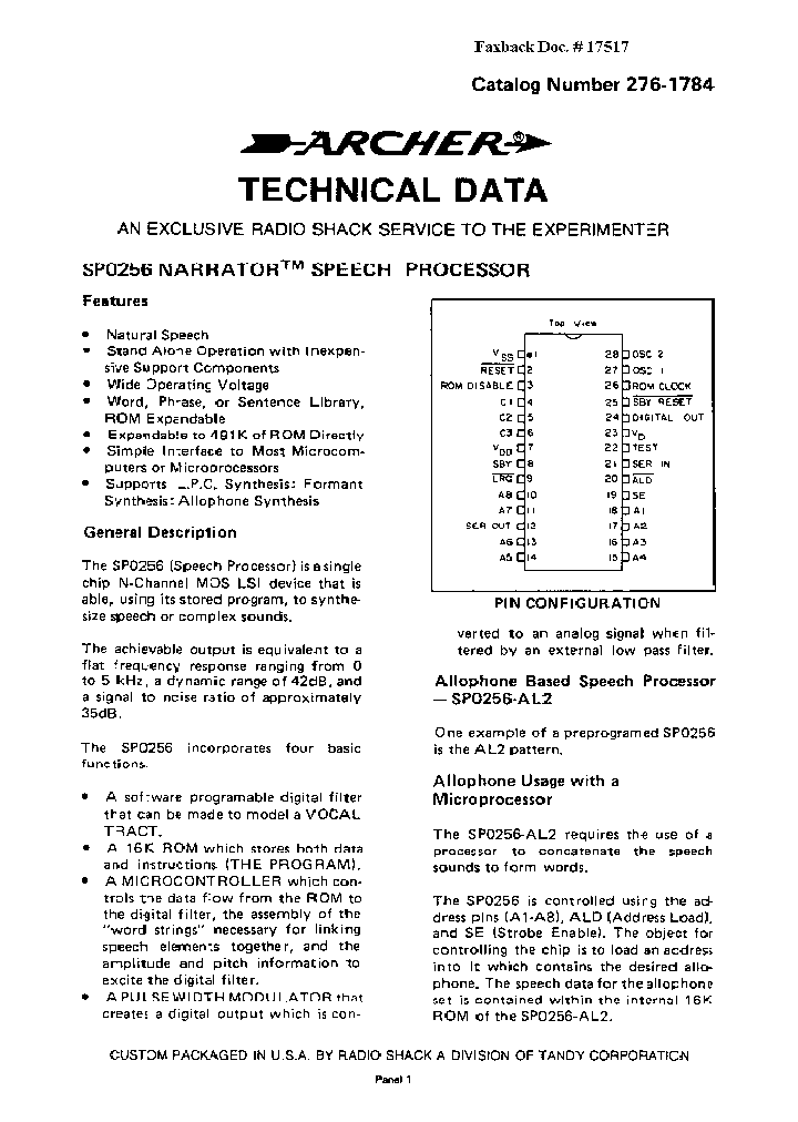 SP0256_4902642.PDF Datasheet