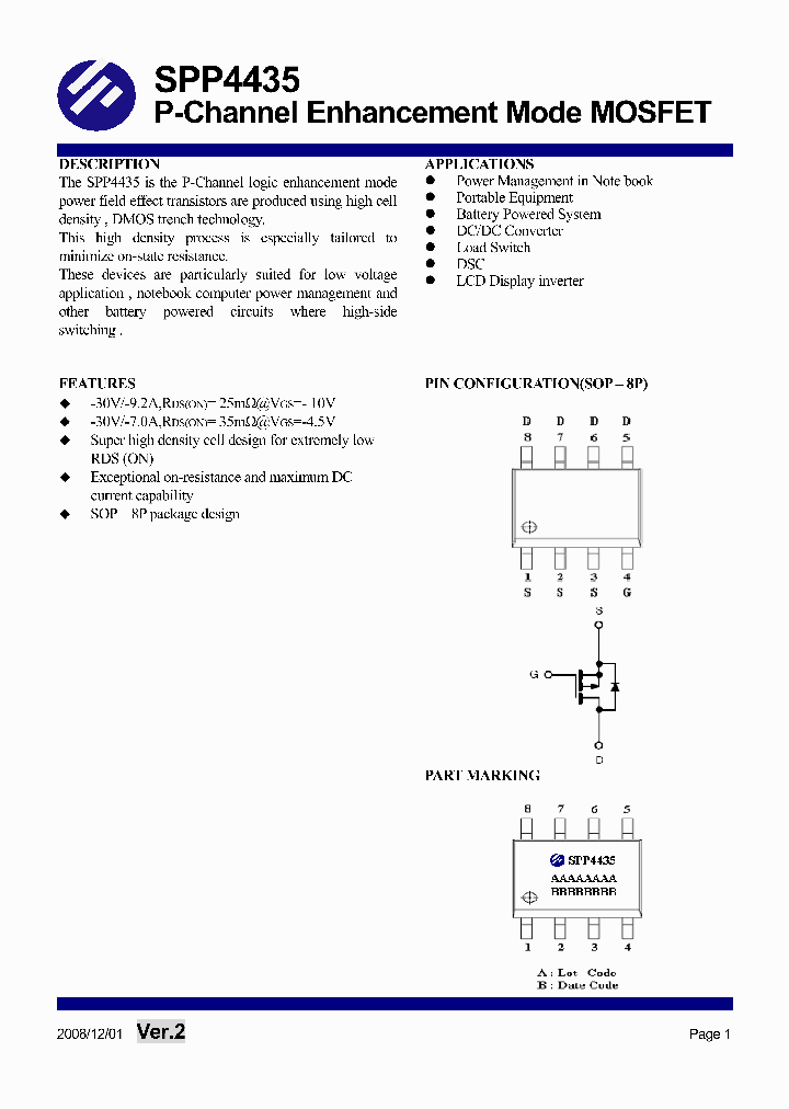 SPP4435_4549343.PDF Datasheet