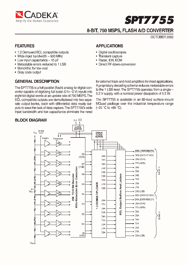 SPT7755BIK_4540770.PDF Datasheet