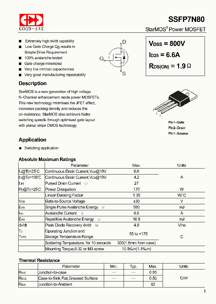 SSFP7N80_4533526.PDF Datasheet