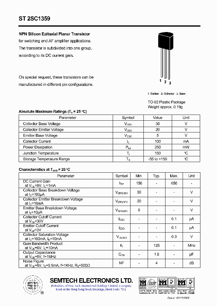 ST2SC1359_4578799.PDF Datasheet