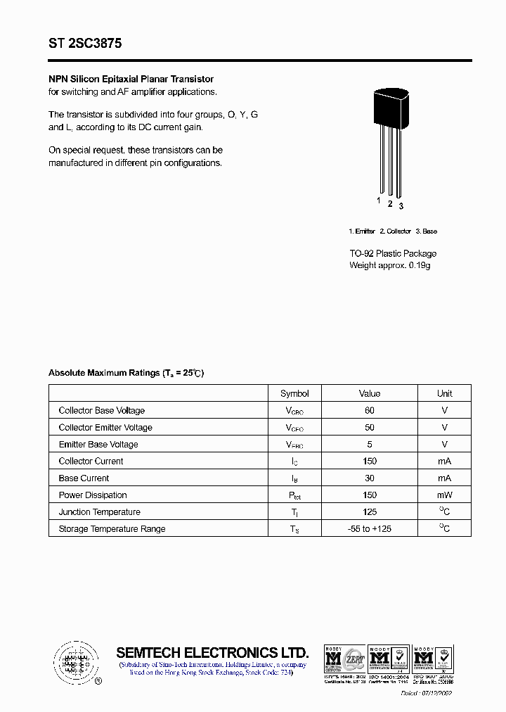 ST2SC3875_4418101.PDF Datasheet