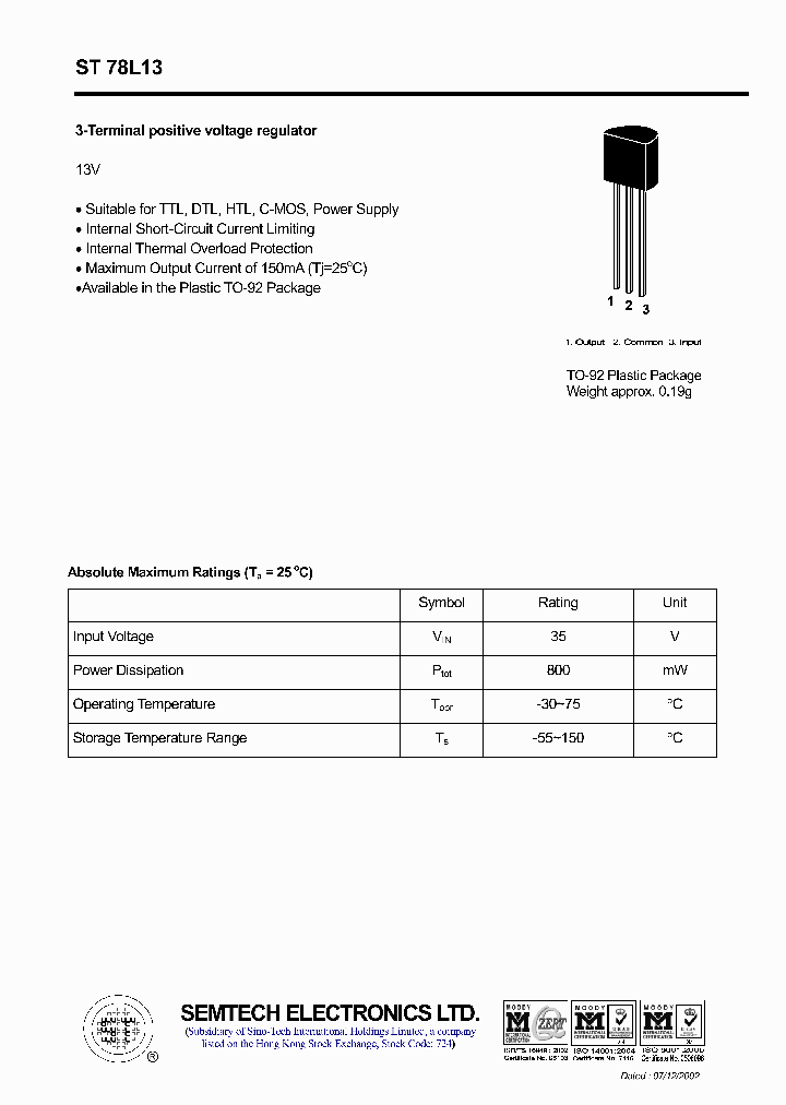 ST78L13_4712526.PDF Datasheet