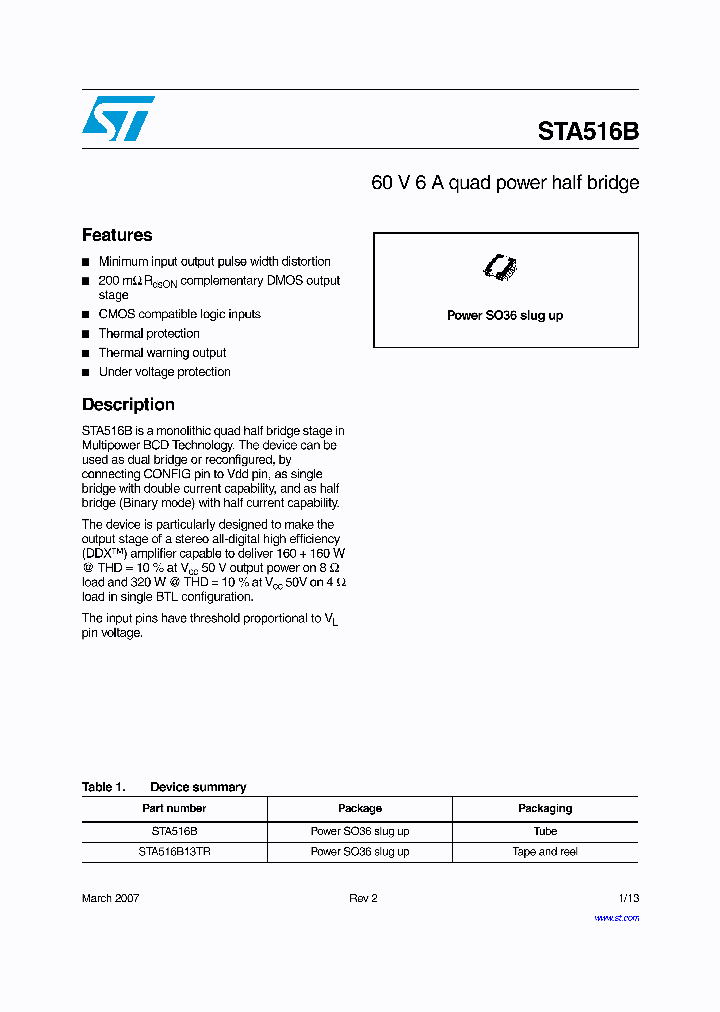 STA516B_4197865.PDF Datasheet