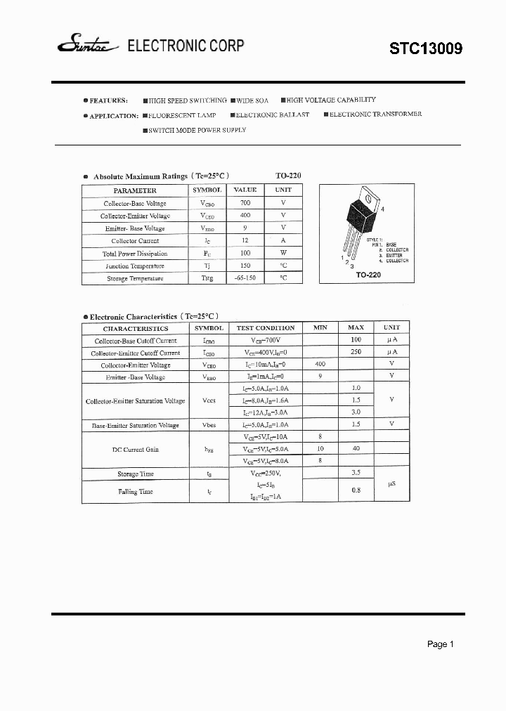 STC13009_4848719.PDF Datasheet