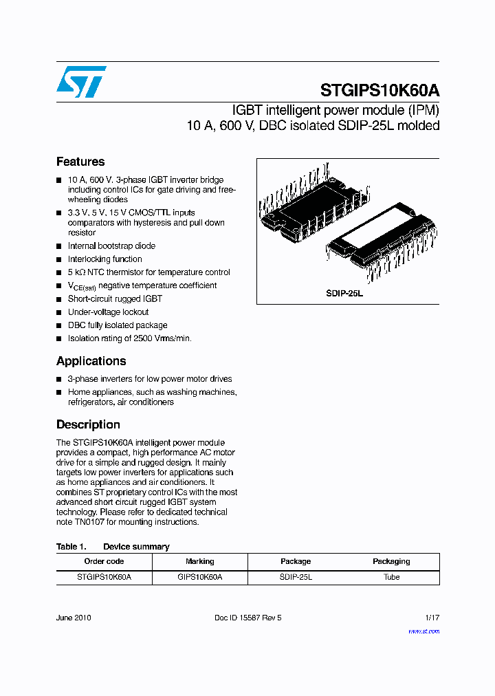 STGIPS10K60A_4586700.PDF Datasheet