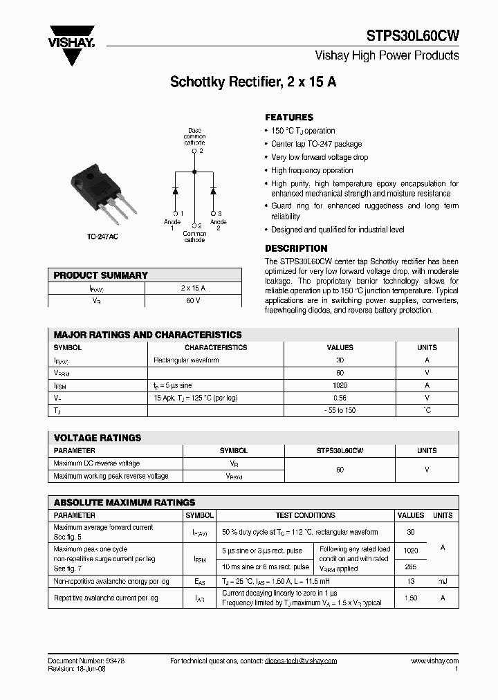 STPS30L60CW_4725002.PDF Datasheet