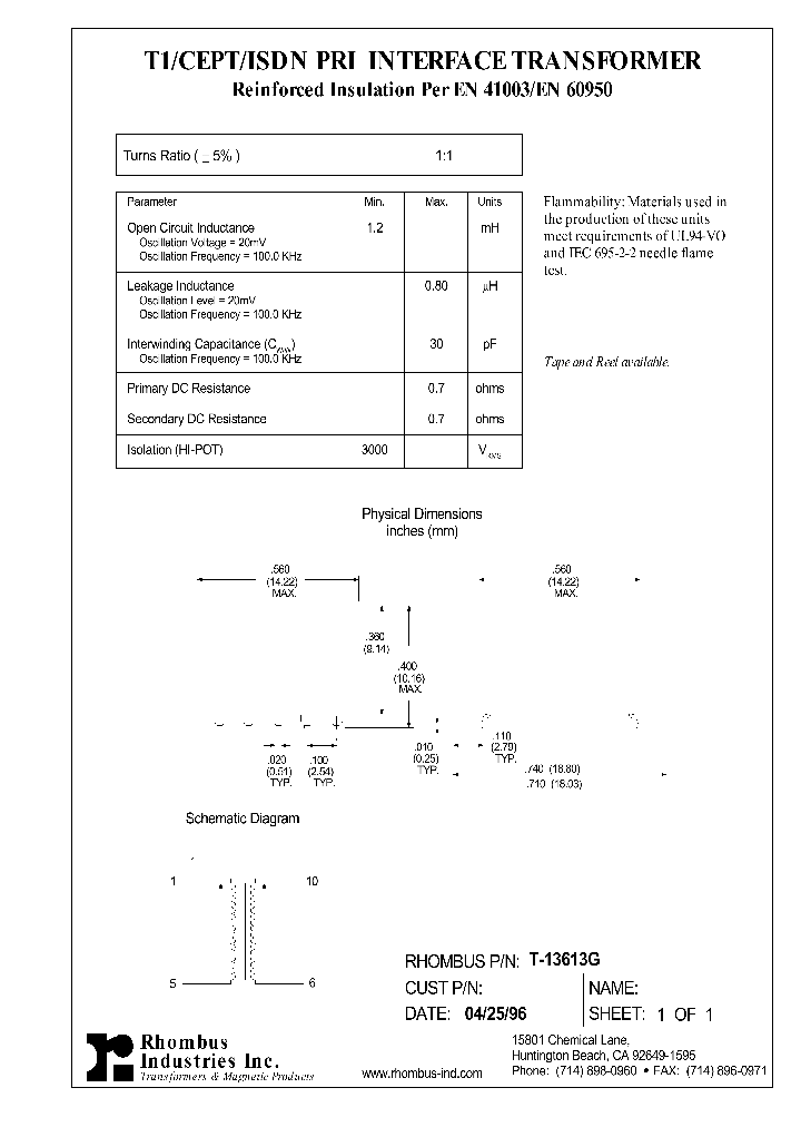 T-13613G_4822590.PDF Datasheet
