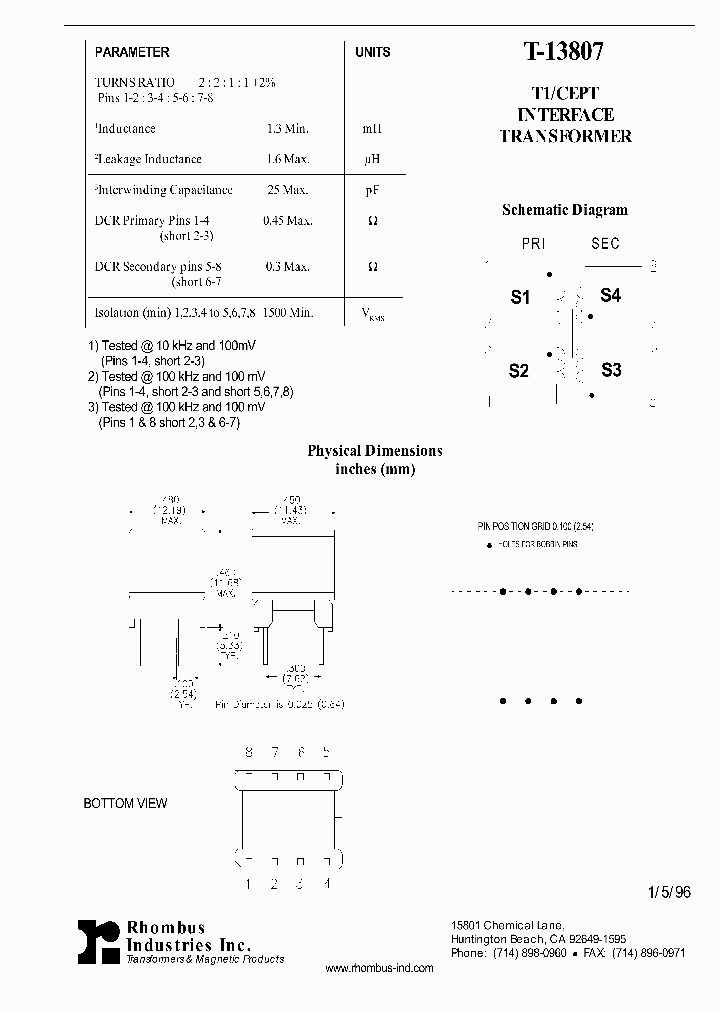 T-13807_4822558.PDF Datasheet