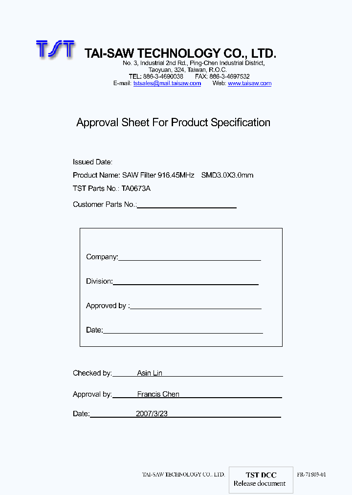 TA0673A_4548288.PDF Datasheet