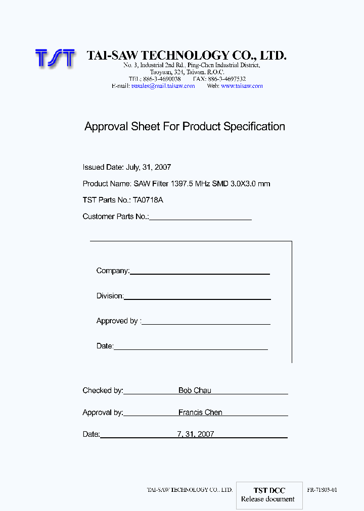 TA0718A_4564289.PDF Datasheet