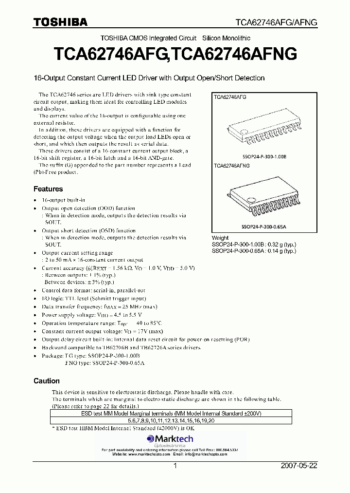 TCA62746AFG_4701880.PDF Datasheet