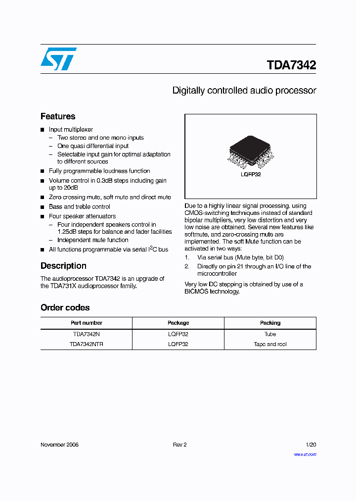 TDA7342NTR_4657002.PDF Datasheet