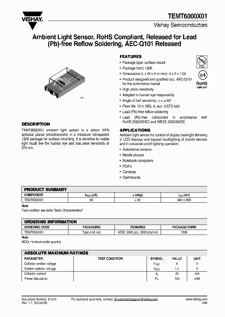 TEMT6000X01_4255699.PDF Datasheet