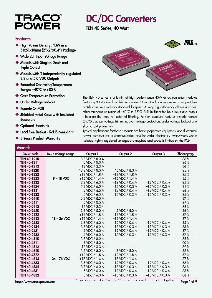 TEN40-1210_4257677.PDF Datasheet