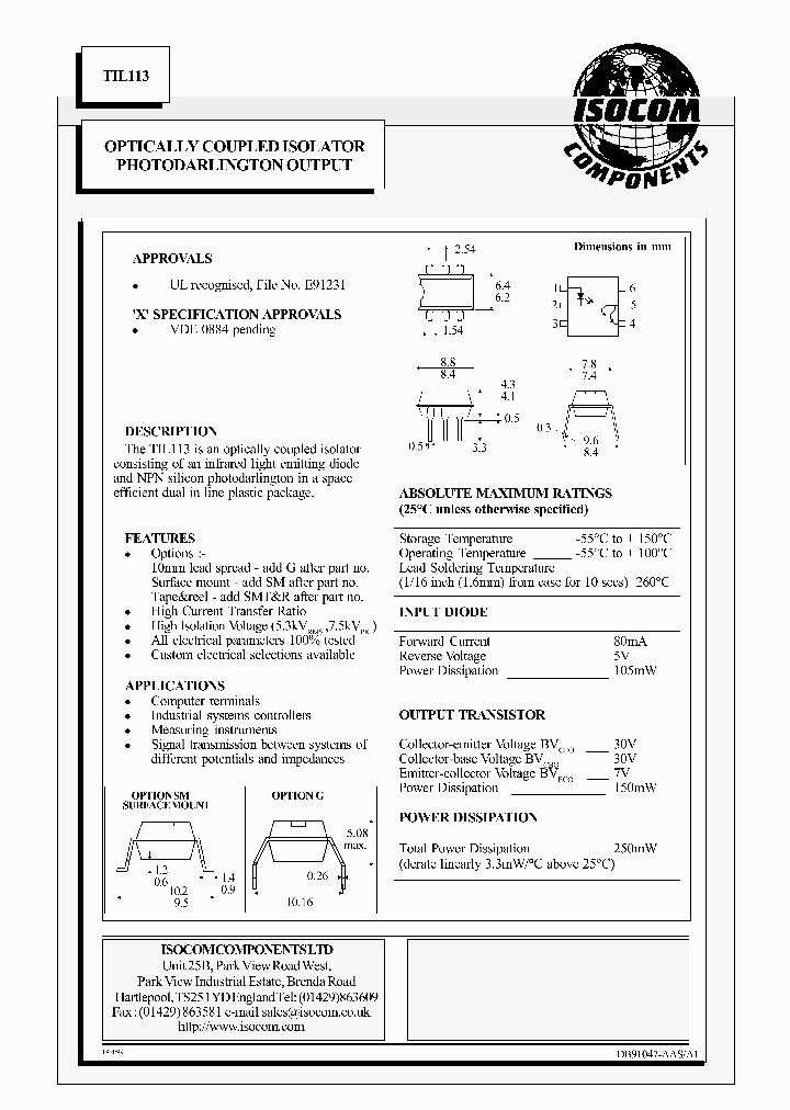 TIL113_4634614.PDF Datasheet