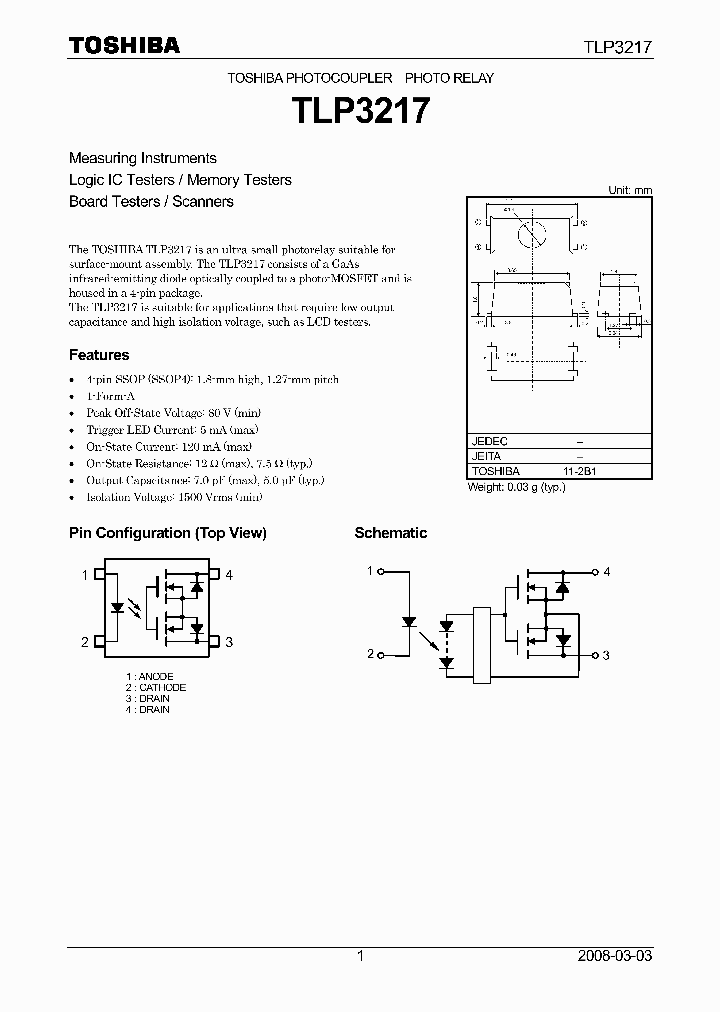 TLP3217_4509116.PDF Datasheet