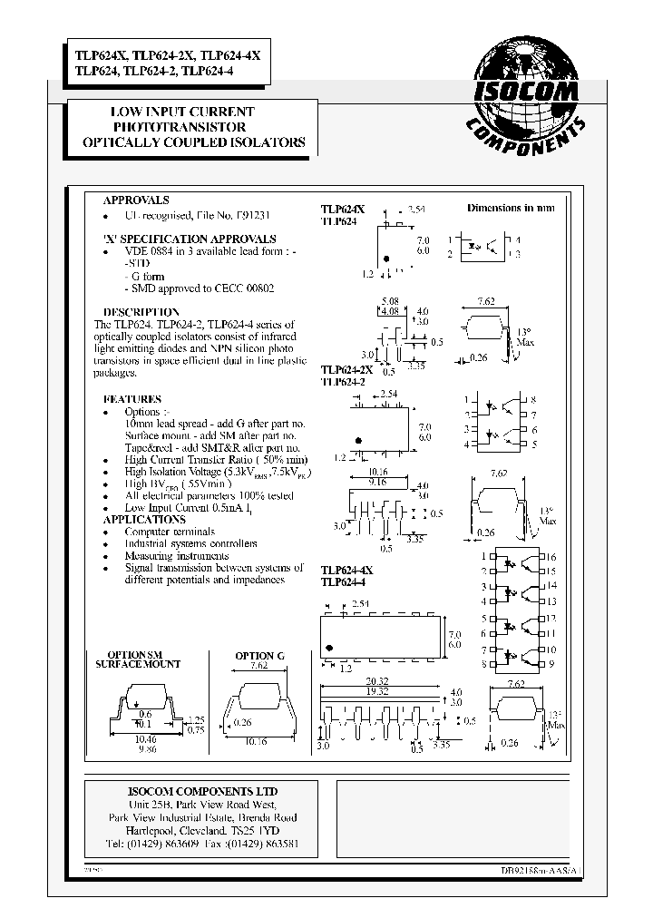 TLP624_4457899.PDF Datasheet