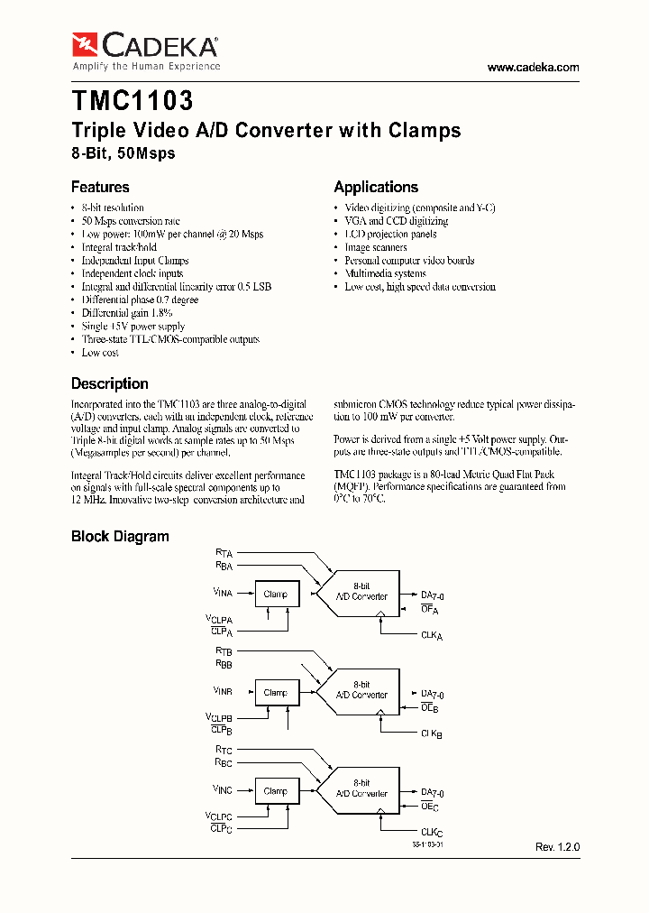 TMC1103_4572249.PDF Datasheet
