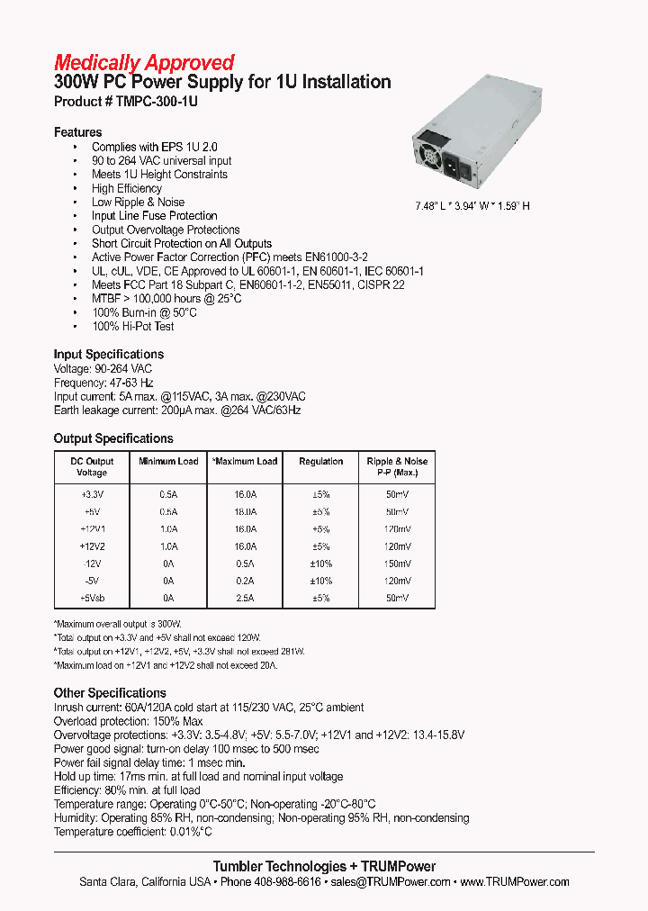 TMPC-300-1U_4521538.PDF Datasheet