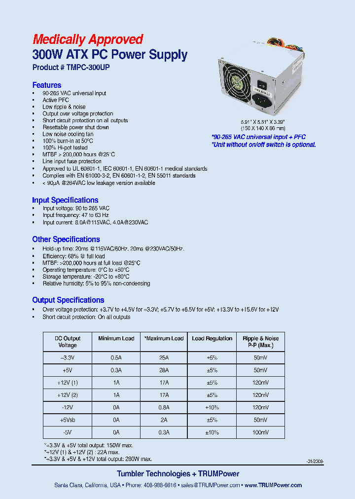TMPC-300UP_4521540.PDF Datasheet