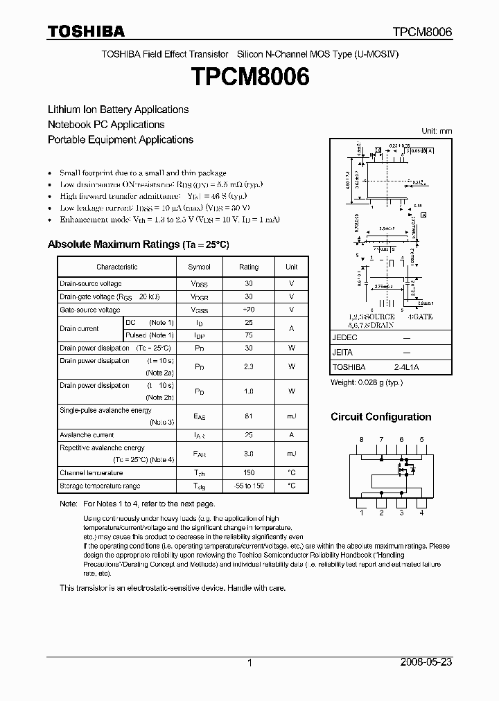 TPCM8006_4797070.PDF Datasheet