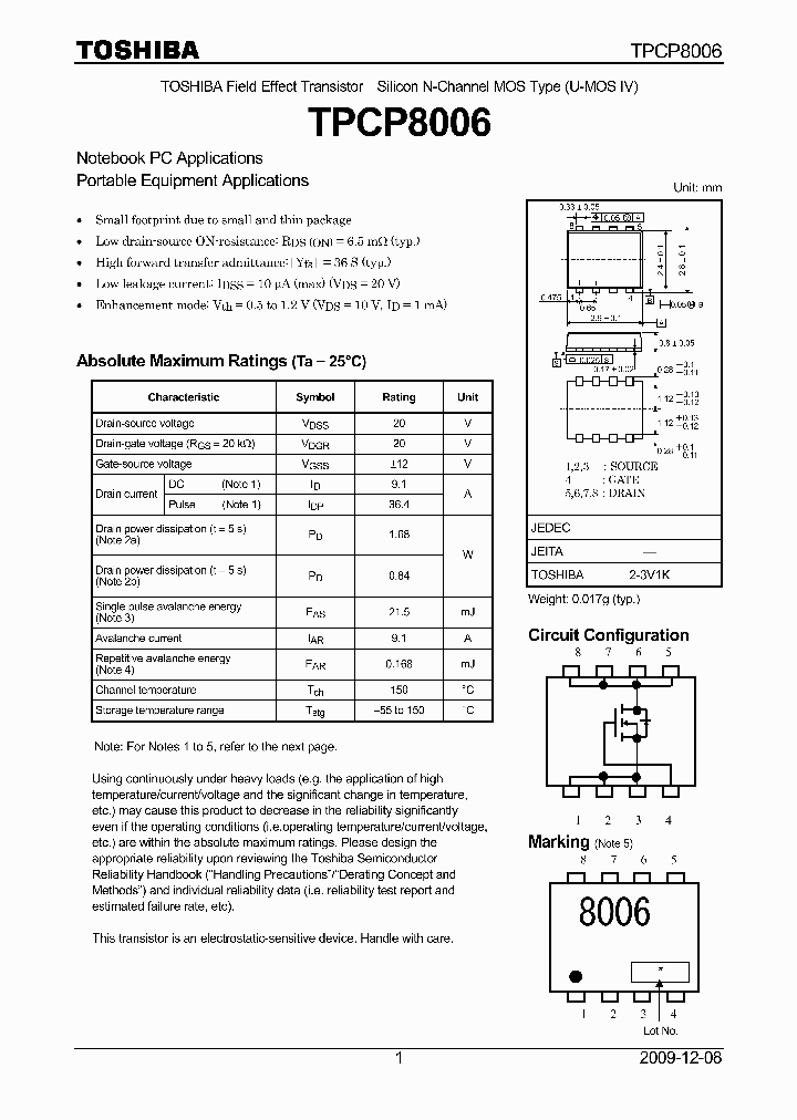 TPCP80061_4599194.PDF Datasheet