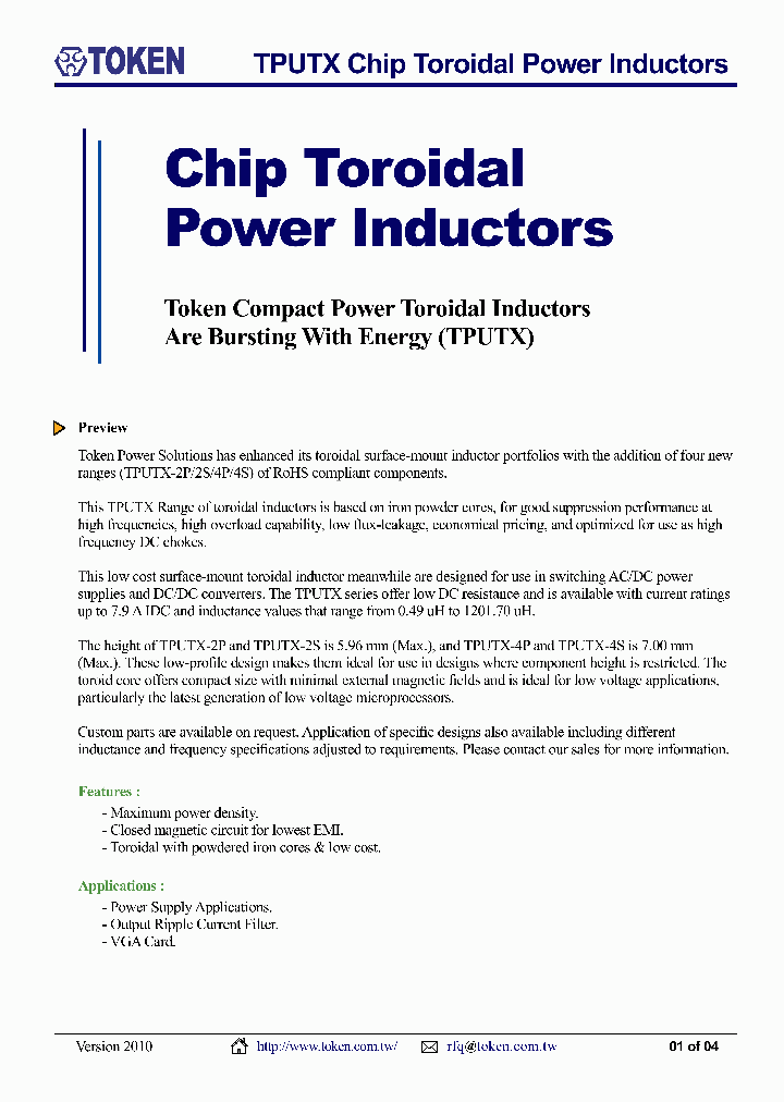 TPUTX-4S-100_4616021.PDF Datasheet