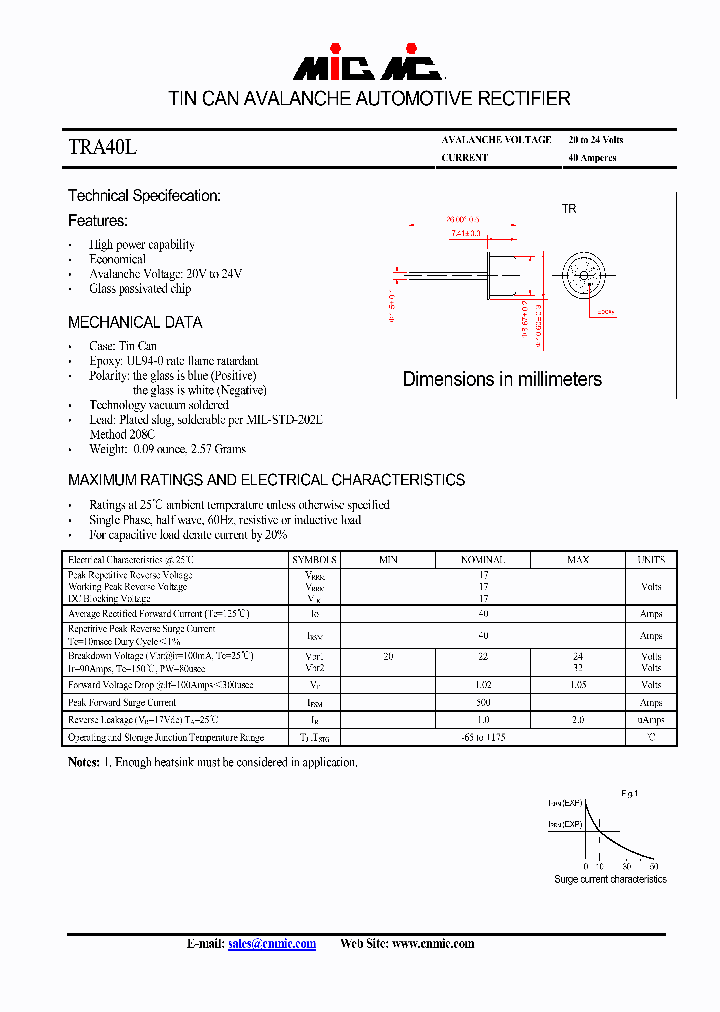 TRA40L_4436061.PDF Datasheet