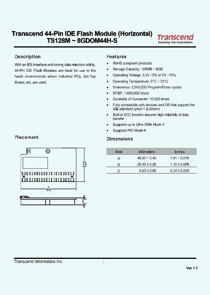 TS128MDOM44H-S_4409759.PDF Datasheet