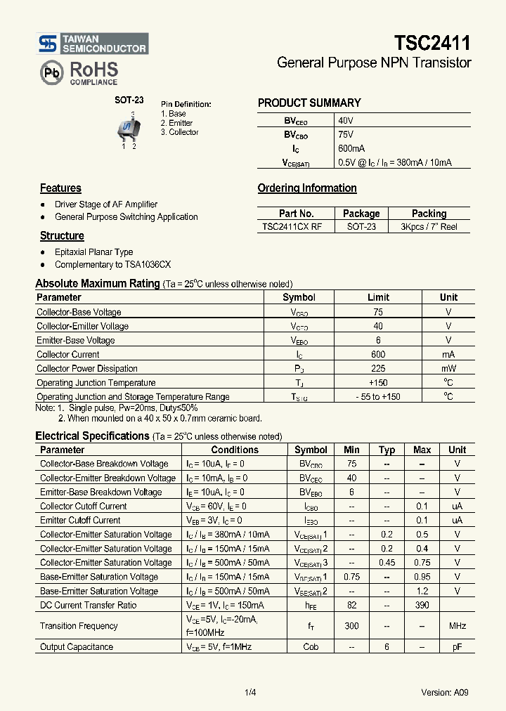 TSC2411CXRF_4665150.PDF Datasheet