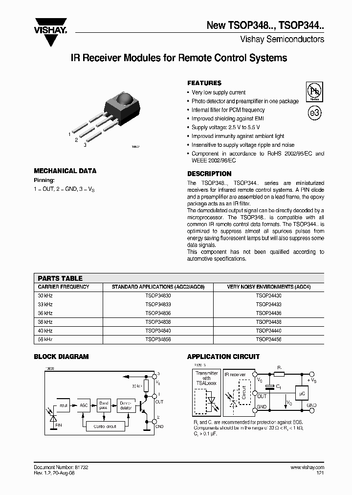 TSOP34430_4257540.PDF Datasheet