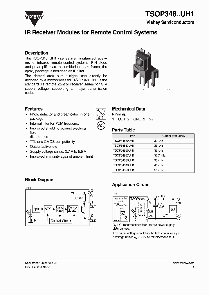 TSOP34833UH1_4587778.PDF Datasheet