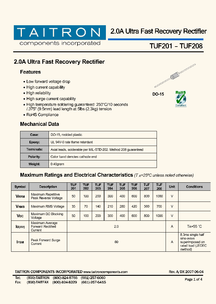 TUF201_4193782.PDF Datasheet