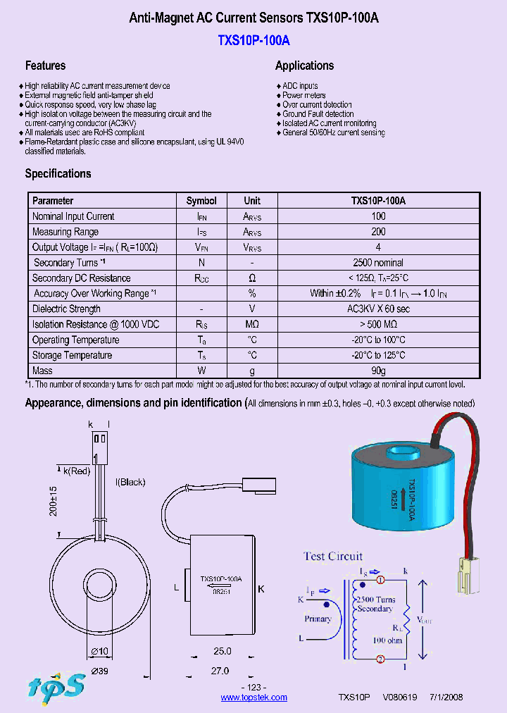 TXS10P-100A_4410978.PDF Datasheet