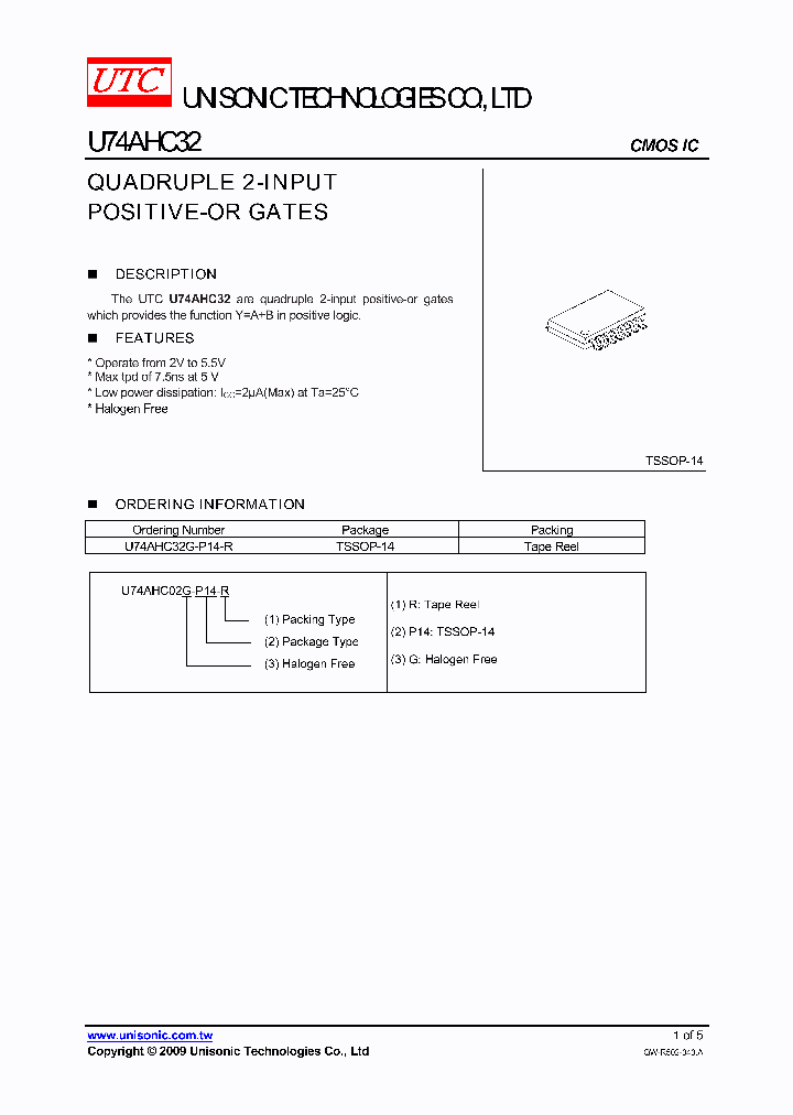 U74AHC32_4511494.PDF Datasheet